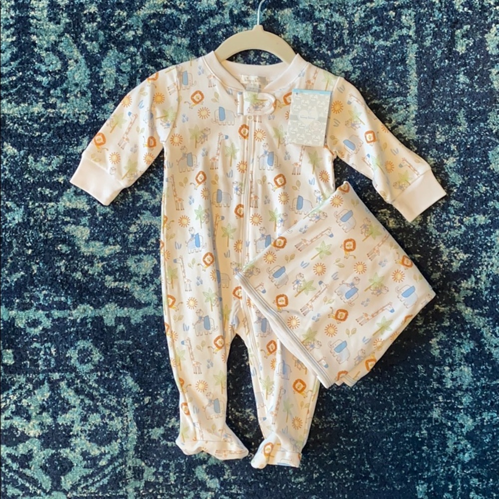 Kissy Kissy Footie and Blanket